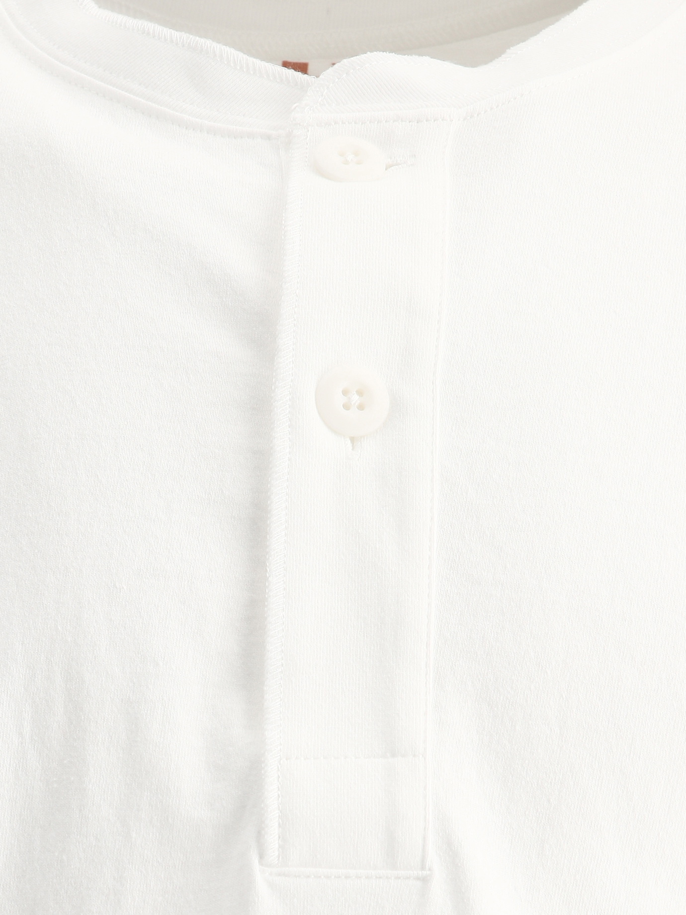 BEAMS PLUS White 2-Pack Henley t-shirts